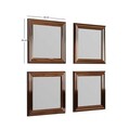 Set de oglinzi, Siam, Loza, MDF , Bronz