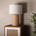 Lampa de masa Emory , Versa, 30 x 50 cm, 1 x E27, 40W, ratan/in
