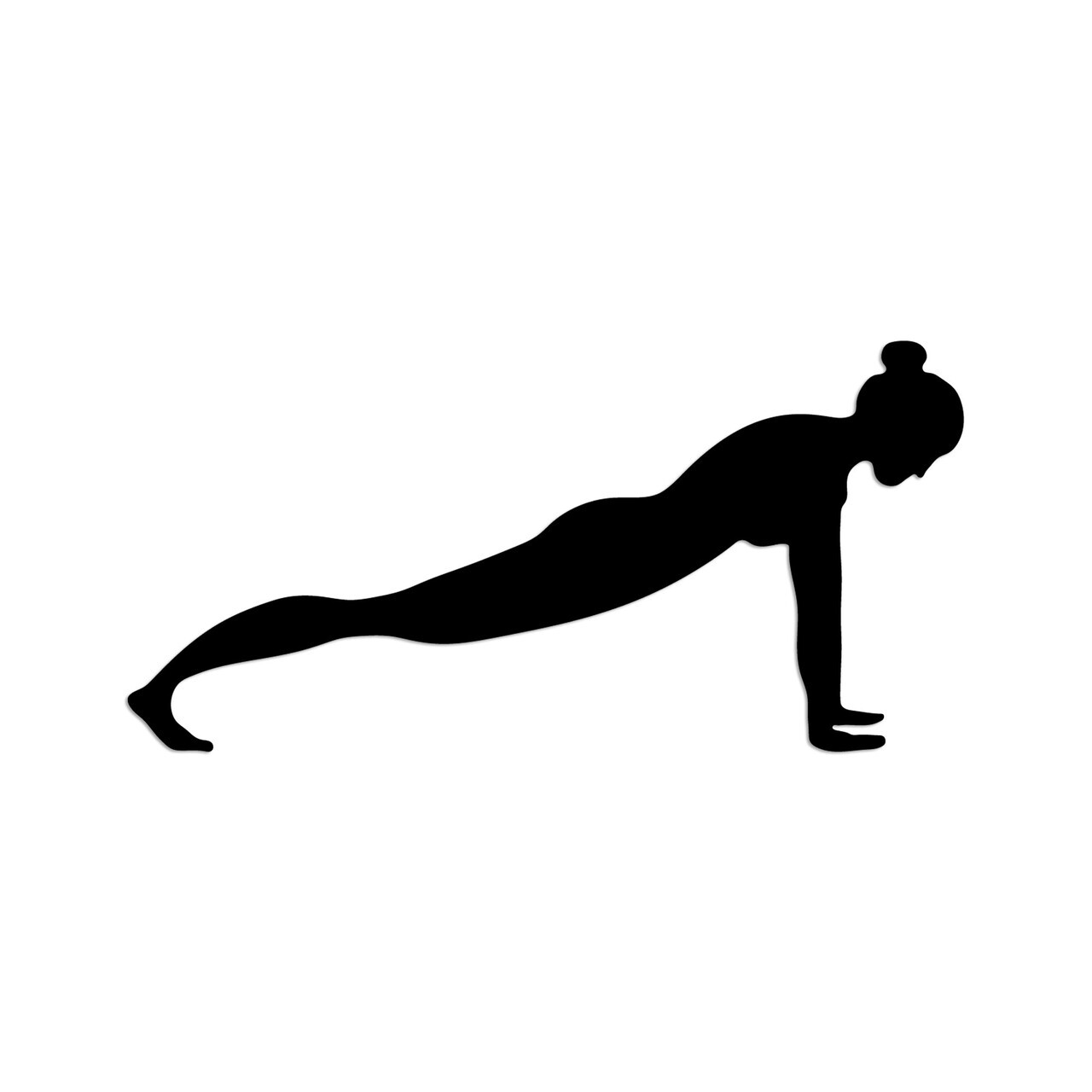 Decoratiune de perete, Yoga 7, Dimensiune: 60 x 30 cm, Negru — imaginea 4