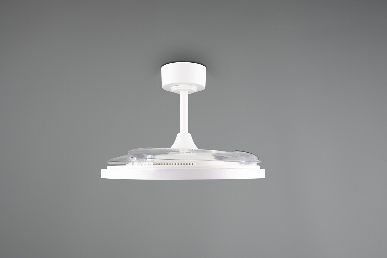 Plafoniera cu ventilator Kasfjord, RL, 106x35 cm, 30W, 1x SMD, metal, alb mat - view 2