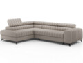 Coltar extensibil stanga 5 locuri ELTAP, LT-18RAQ, Kanedo, 269x204x86 cm, lemn/poliester, bej inchis