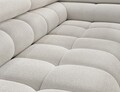 Coltar extensibil dreapta 5 locuri ELTAP, RT-01AMO, Ferucce, 276x200x93 cm, lemn/poliester, alb