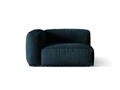 Modul stanga pentru canapea, 1 loc, Martina-120, Micadoni Home, 121x106x75 cm, catifea, petrol inchis