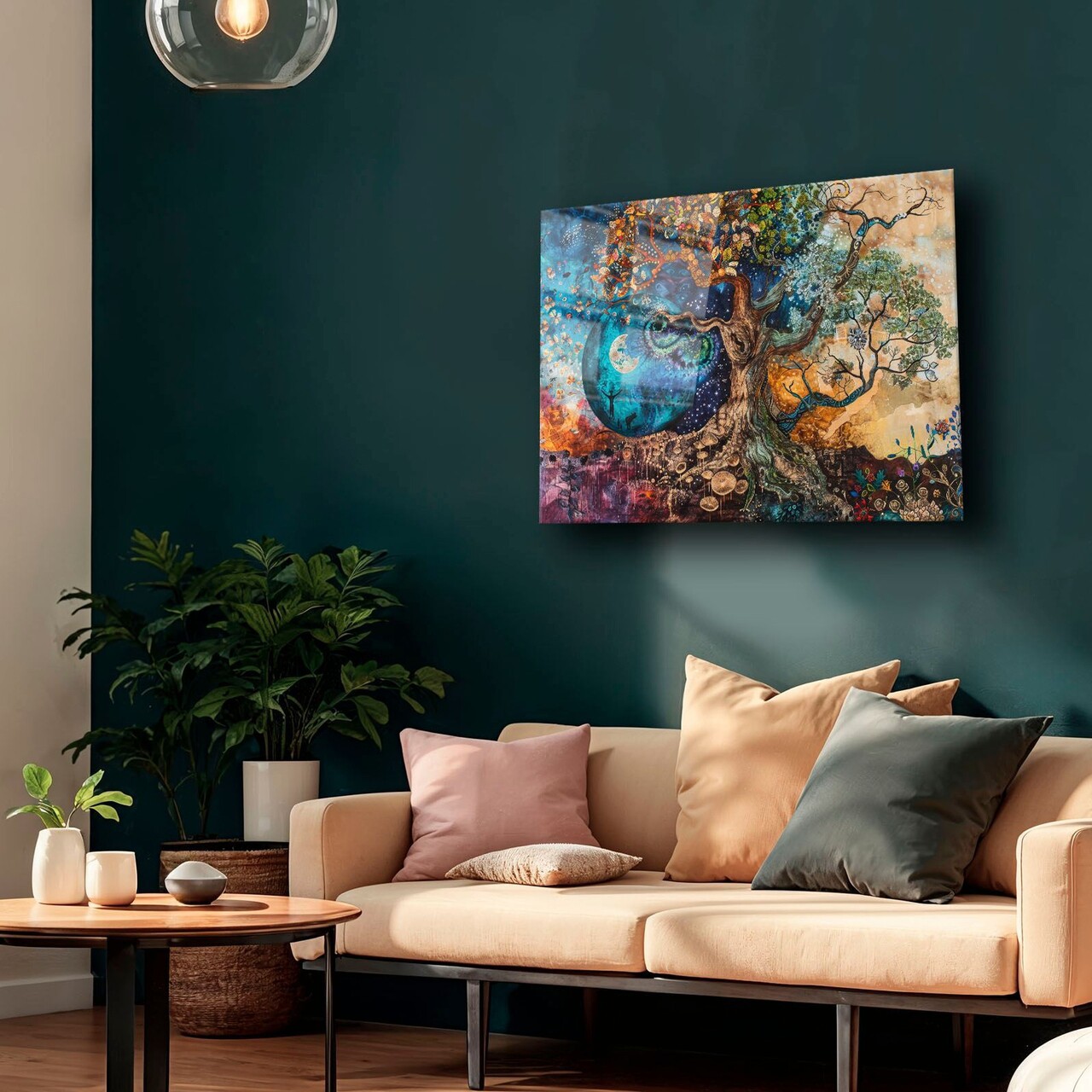 Tablou decorativ, Camtbl-057, 70 x 100 cm, Multicolor - view 3