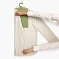 Dispozitiv pentru impaturit haine, Brabantia, Calm Green, 21.3x38.2 cm, polipropilena, verde