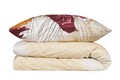 Lenjerie de pat dubla king size, Pearl Home, 172PRL68452, 3 piese, bumbac ranforce, multicolor