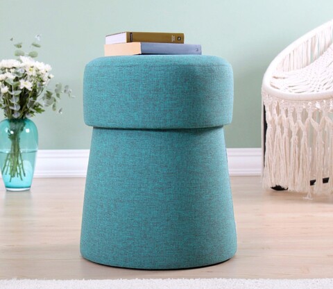 Fotoliu puf, fluffe, 209flf1210, 50% bumbac, 50% in, albastru