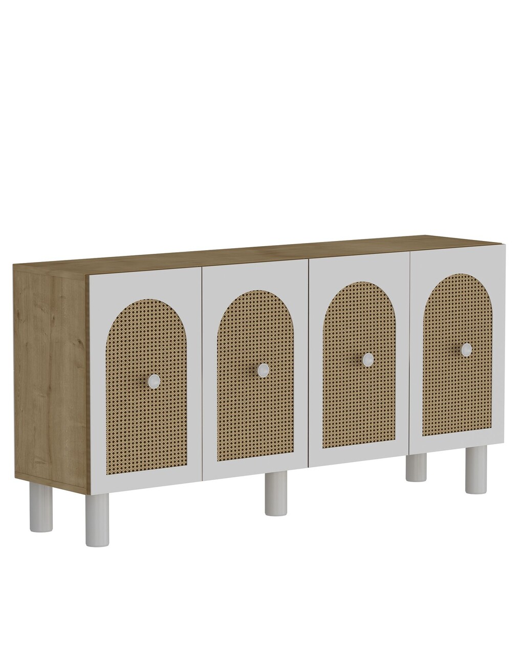 Consola, Hanah Home, Elle, 150x75x30 cm, PAL , Stejar Safir / Hazeran - view 4