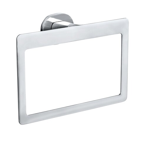 Suport prosoape de baie, wenko, uv-loc, maribor, 23 x 17 x 5.5 cm, metal, gri