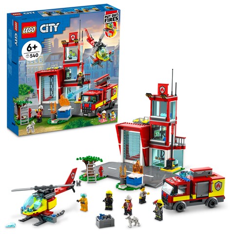 Jucarie - Remiza de pompieri, LEGO, plastic