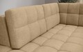 Coltar extensibil stanga 5 locuri ELTAP, LT-09MO, Blewett, 299x198x82 cm, lemn/poliester, maro deschis