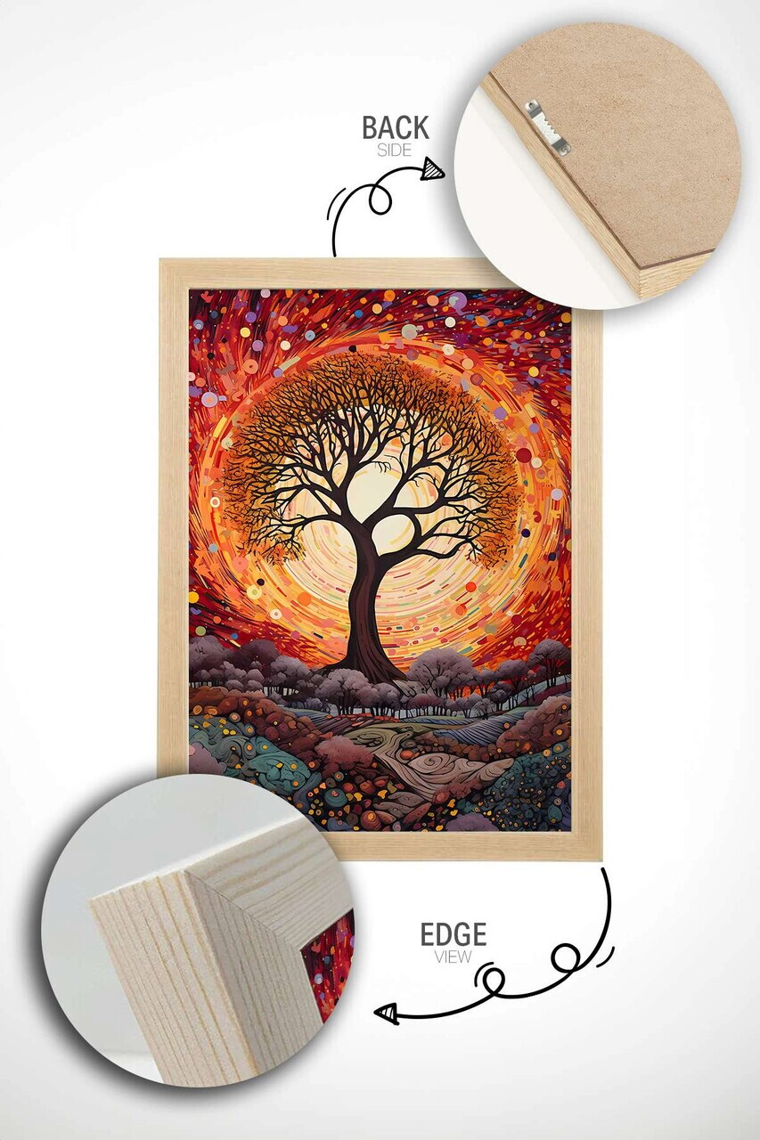 Tablou decorativ, Mscartmdl15, MDF, Multicolor — imaginea 5