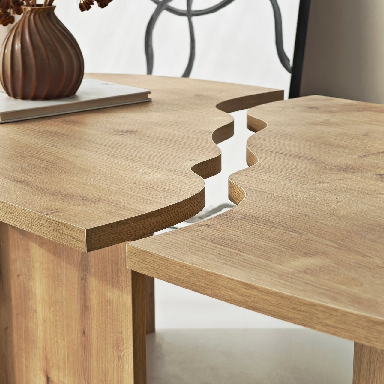 Masuta de cafea, Hanah Home, Missisipi, 120x38x60 cm, Maro - view 6