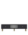 Comoda TV, Hanah Home, Dario Bohem, 150x40.6x29.6 cm, PAL , Antracit