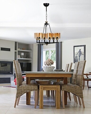 Candelabru, Luin, 8317-6, E27, 60 W, metal Luin