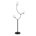 Lampadar, Tatum, 584TTM1502, Fier, Alb/Negru