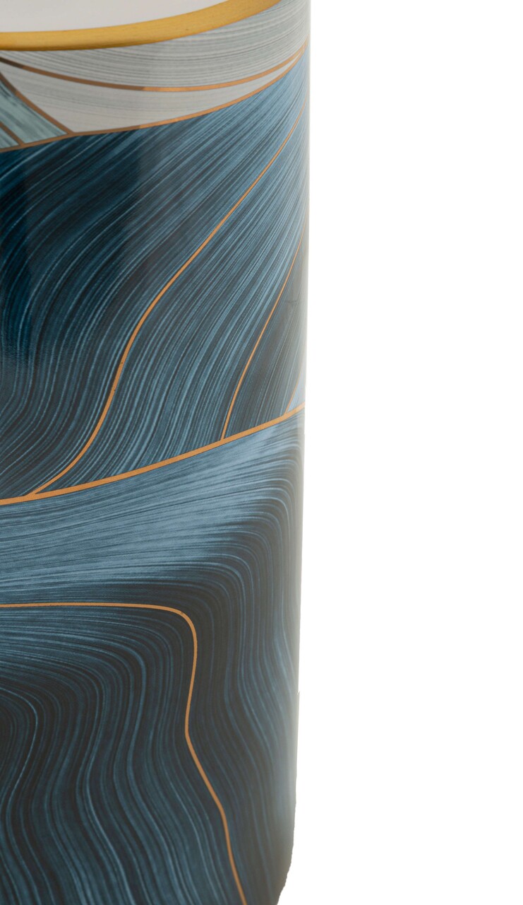 Vas decorativ Elegant Tall, Mauro Ferretti, 14x40 cm, ceramica, multicolor