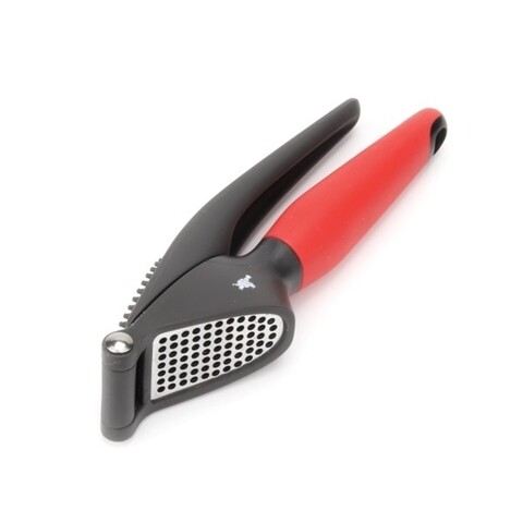 Presa usturoi, Luigi Ferrero Atlanta, plastic/inox, rosu/negru