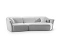 Coltar dreapta 5 locuri, Hailey, Micadoni Home, 292x138x79 cm, tesatura boucle, ivoriu