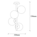 Lustra, Sheen, 521SHN3426, Metal, Auriu