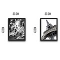 Set 2 tablouri decorative, Paris Set, PAL, Hartie, Multicolor