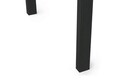 Masa de sufragerie extensibila, Nmobb, Silva, 120x75x74 cm, PAL, Nurca / negru