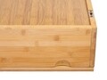 Dulapior cu oglinda pentru baie, Wenko, Bambusa, 35 x 60 x 14 cm, bambus/sticla, natur