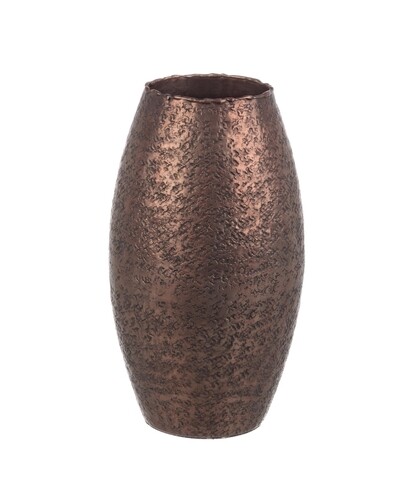 Vaza Graceful Copper, Bizzotto, Ø13×25 cm, aluminiu