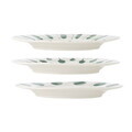 Set 3 farfurii intinse, Bloomingville, Linora, 28x3 cm, ceramica, verde