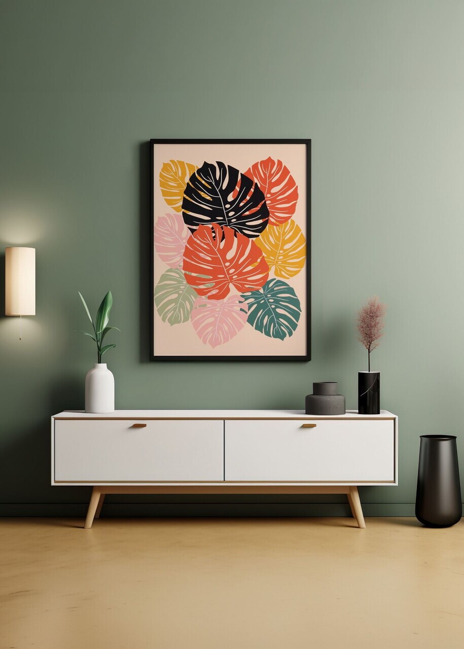Tablou decorativ, Artnewclsyh96-5070, Lemn masiv, MDF, Multicolor