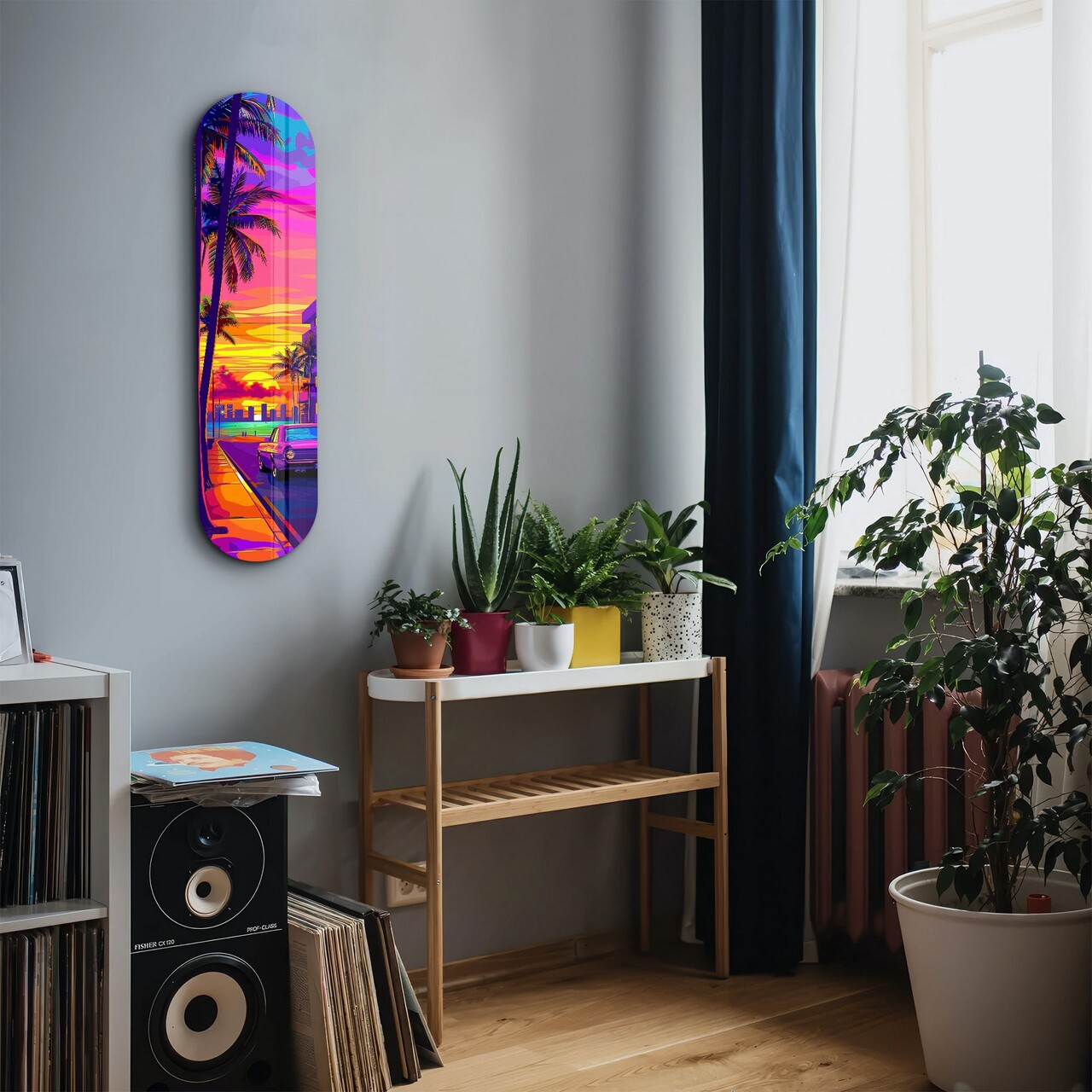 Tablou decorativ, Miami 2, Dimensiune: 20 x 80 cm, Multicolor - view 4