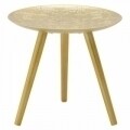 Masuta de cafea InArt, 44.5x40 cm, Gold