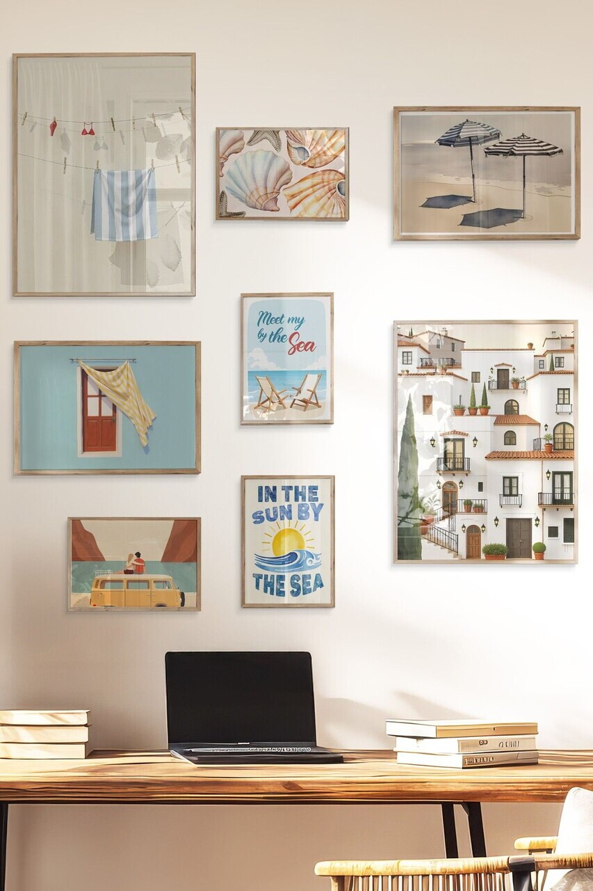 Tablou decorativ, Çgs-068-Wooden-Kck, Lemn masiv, Față: 100% PVC STICLĂ, Multicolor - view 3