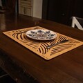 Set suporturi pentru farfurie, Payna, 790PYN1129, Lemn , Produs lucrat manual, Miere