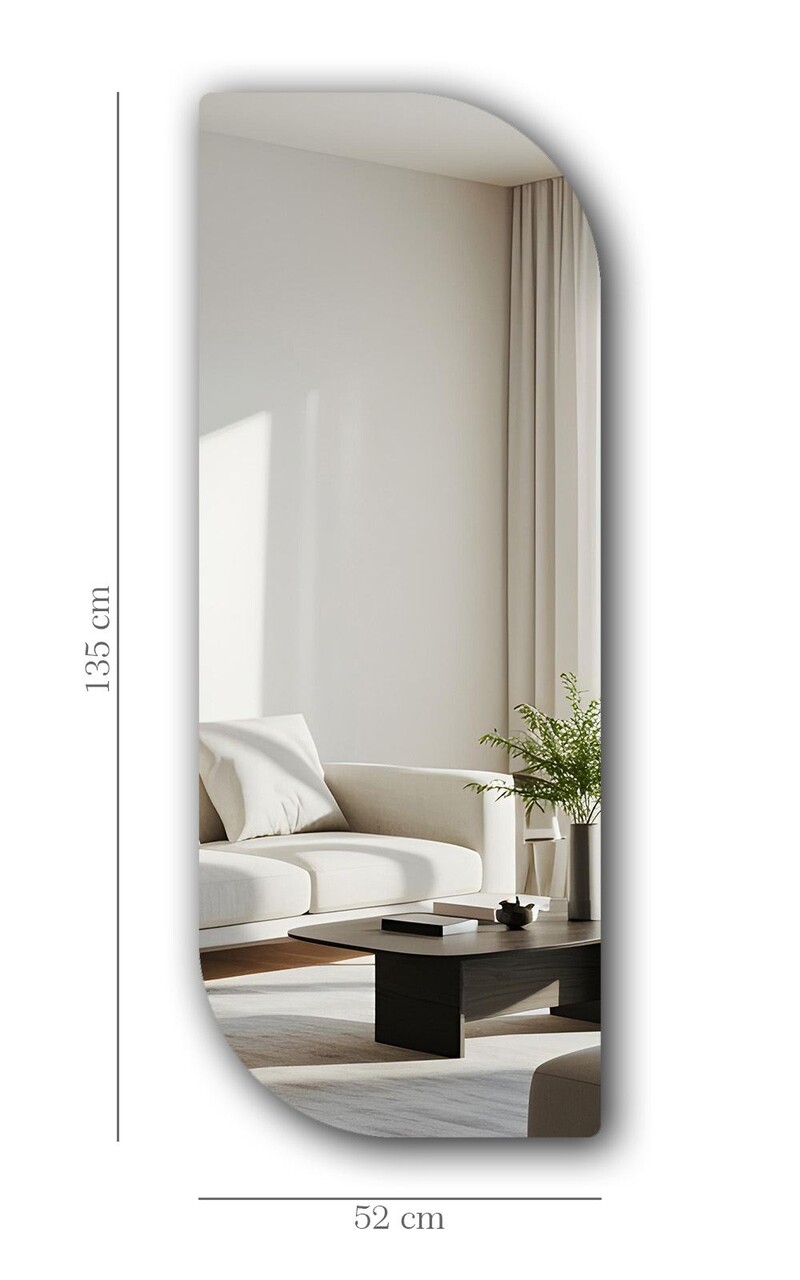 Oglinda decorativa, Hanah Home, 52135Ayna-005, 52x135 cm, OGLINDA (Grosime: 4 mm), Multicolor