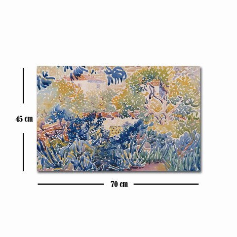 Tablou decorativ, FAMOUSART-067, Canvas, Dimensiune: 45 x 70 cm, Multicolor