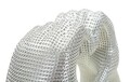 Figurina /sculptura decorativa Hands Lover, Mauro Ferretti, 25x7.5x13.5 cm, polirasina, argintiu