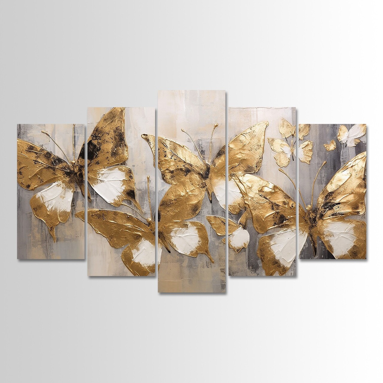 Set 5 tablouri decorative, 5MDF4595_60100 (100 x 60), 3 mm, Multicolor - view 2