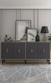 Consola, Olivia, Figora, Stejar safir / Antracit