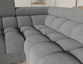 Coltar extensibil dreapta 3 locuri ELTAP, RT-03ROY, Fectory, 346x205x93 cm, lemn/poliester, gri