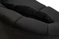 Canapea 2 locuri cu perne decorative Budapest, Mauro Ferretti, 130x83x91 cm, fier/poliester, negru