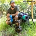 Sticla cu rezervor de apa si mancare pentru animale de companie 2 in 1 Pettap InnovaGoods