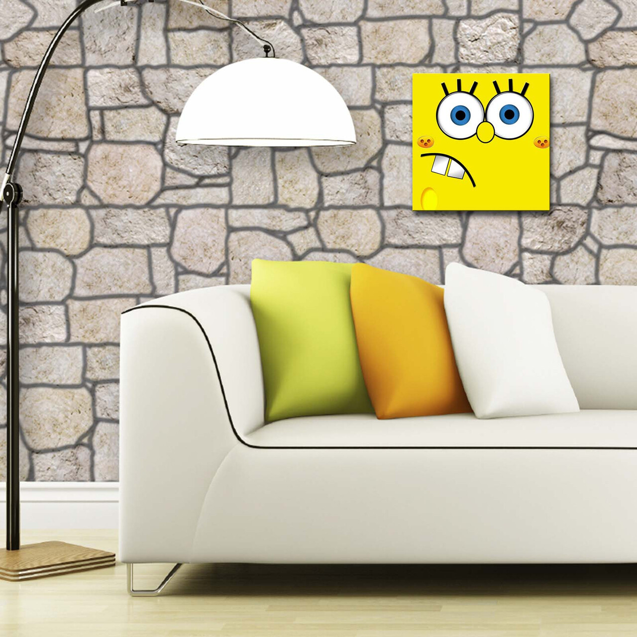 Tablou decorativ cu lumina LED, 2828DACT-32, Dimensiune: 28 x 28 cm, Multicolor - view 4