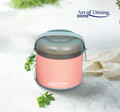 Caserola termica Loca, Art of Dining by Heinner, 600 ml, inox/polipropilena, roz/gri