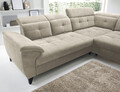 Coltar extensibil dreapta 5 locuri ELTAP, RT-18AU, Inferne, 297x210x107 cm, lemn/poliester, bej deschis