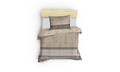 Lenjerie de pat pentru o persoana (FR), Pine - Beige, Life Style, Bumbac Ranforce