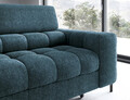 Coltar extensibil stanga 5 locuri ELTAP, LT-40AMO, Ferucce, 276x200x93 cm, lemn/poliester, albastru