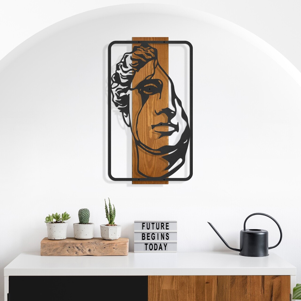 Decoratiune de perete, Imperium -5, Cadru: Lemn (Grosime: 2 cm), Nuc negru — imaginea 3