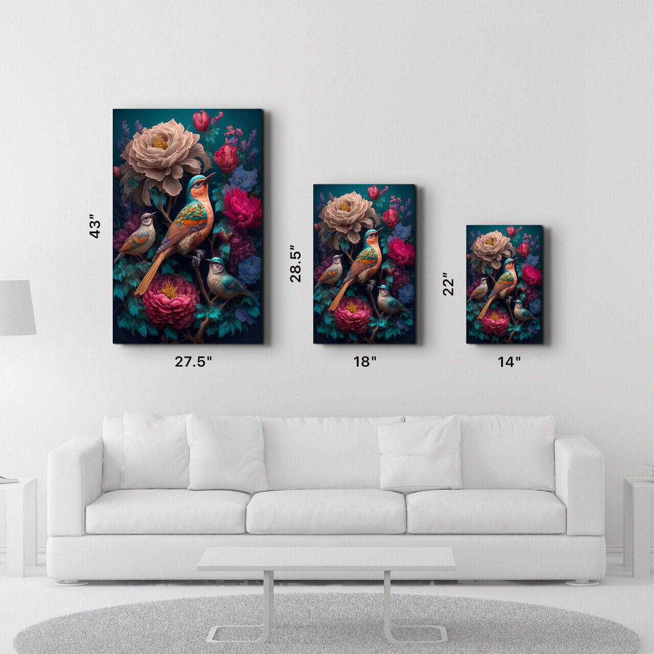 Tablou decorativ, SPR-1310, Dimensiuni: 46 x 72 cm, Multicolor — imaginea 6