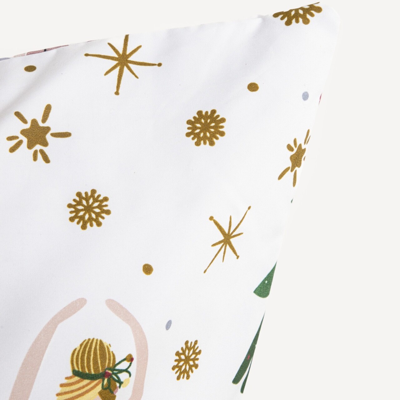 Lenjerie de pat King Size, Licola, Homla, 3 piese, 200x220 cm, microfibra din poliester, multicolor - 1 | YEO